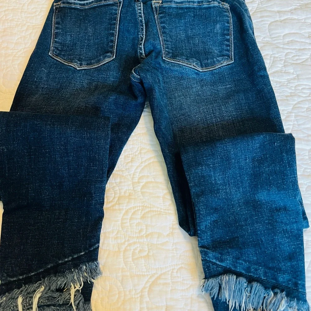 Womens KanCan frayed denim‎ jeans size 5/26 skinny